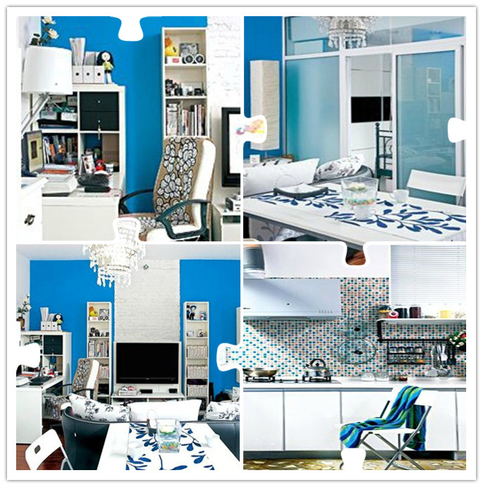 蓝白色，让家居空间与众不同